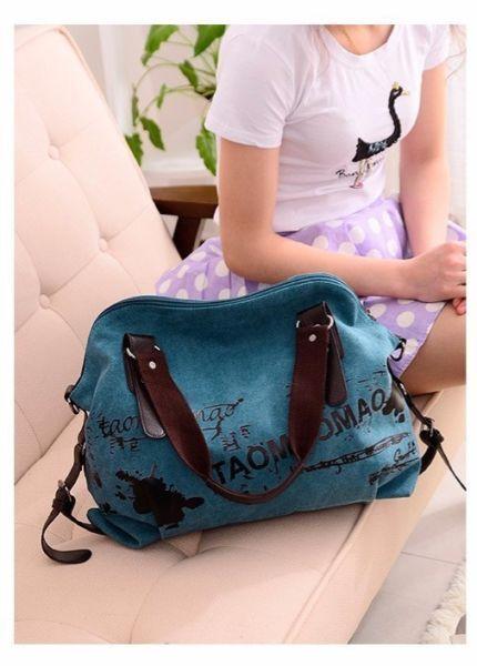 Brand new very high quality canvas shoulder bag with tag
