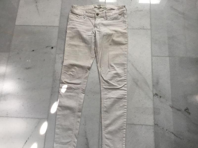 Abercrombie Fitch White Jeans