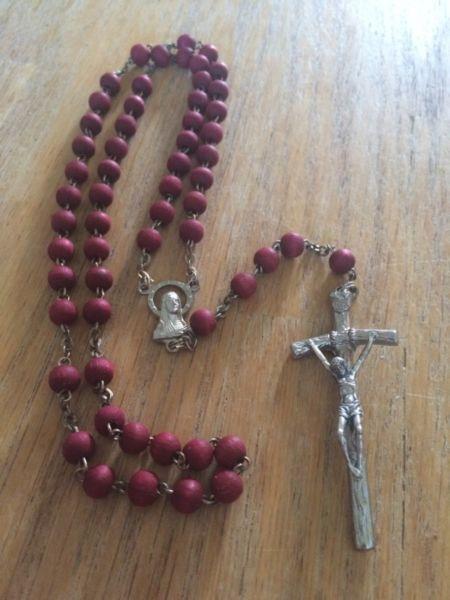 Rosewood Rosary Beads