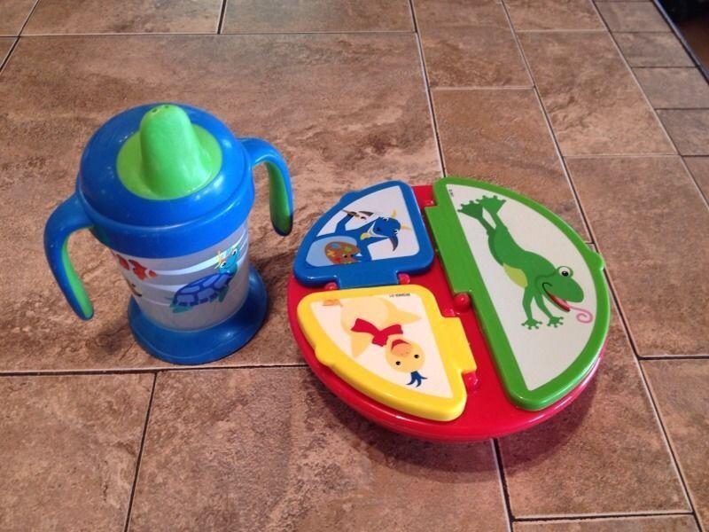 Playtex Baby Einstein Discovery Plate and Sippy Cup