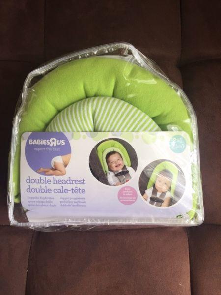 Baby double headrest