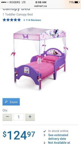 Minnie Mouse toddler bed