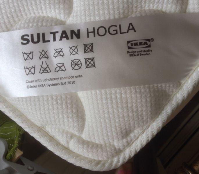 IKEA Sultan Hogla Queen Mattress + Boxspring