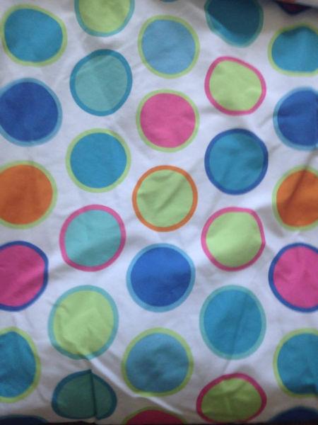 RAINBOW POLKA DOT DOUBLE COMFORTER