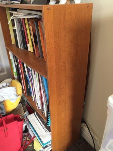 two bookcases