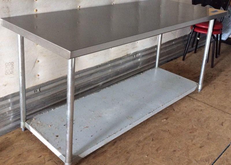 Wanted: Stainless steel work table - 7ft long