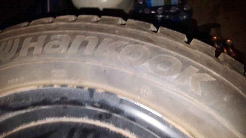 Selling almost bnew hankook winter pike tires