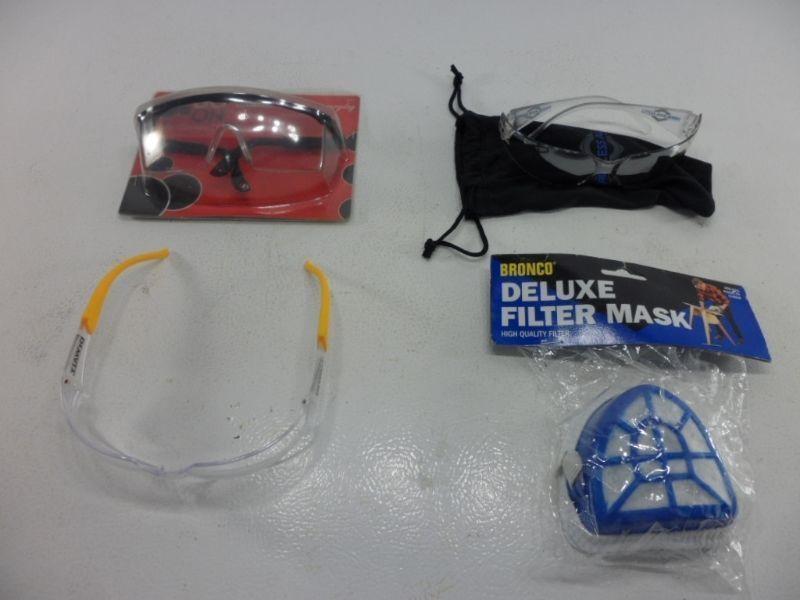 Safety Glasses and Mask
