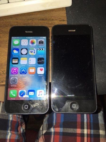 2 iPhone 5 16gb for sell