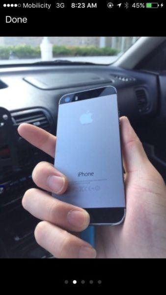 IPHONE 5S 16GB SPACE GREY UNLOCKED (NEED SOLD NOW)