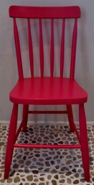 Antique ACCENT Chair PAGODA Pink
