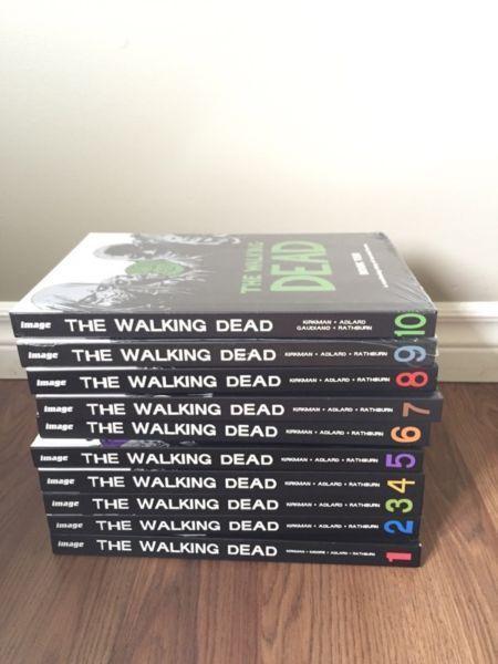 Walking dead books 1 - 10