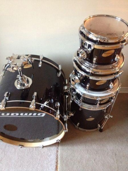 LUDWIG ACCENT SERIES 5 PIECE SHELL PACK