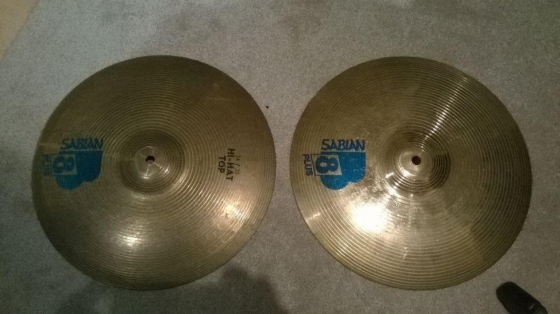 Sabian mixed cymbal pack with Hardware and cymbal bag