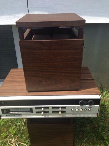 Vintage 8 track and radio