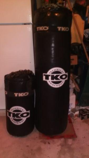 Two TKO Boxing/Punching Bags In Good Condition