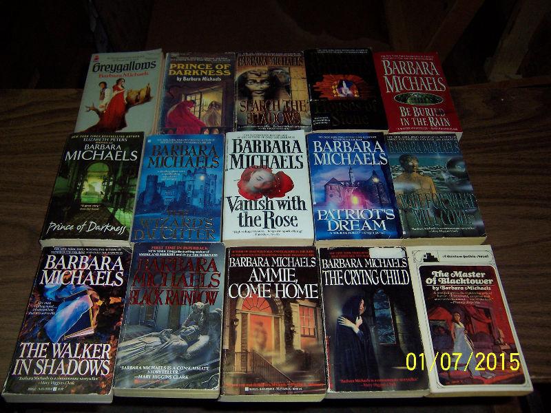 15 Barbara Michaels Novels