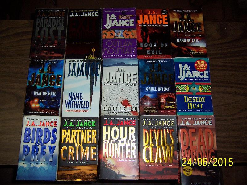 15 J.A. Jance novels