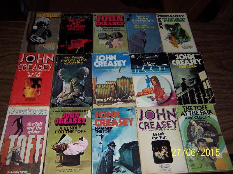 15 Toff books by John Creasey