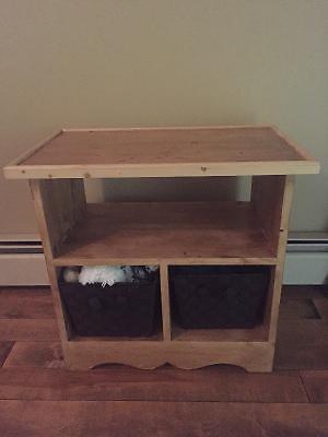 Beautiful Pine Storage Table for sale!