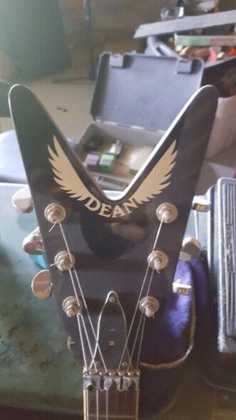 Dean ML79. Bill Lawrence pickup and floyd rose