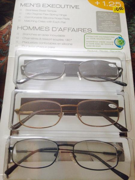 Reading glasses 1.25