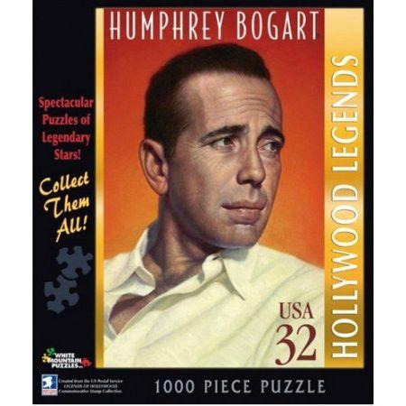 NEW 1000 PCE Humphrey Bogart Postage Stamp Jigsaw Puzzle
