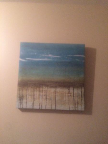 Canvas Beach Painting