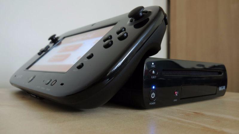 Wii U with collectible items