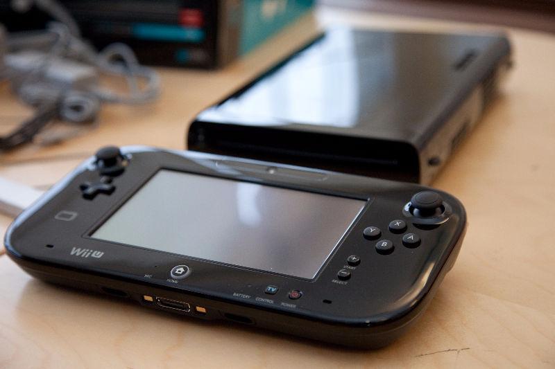 Wii U with collectible items