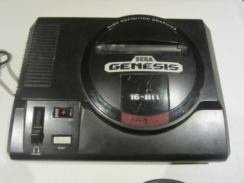 Sega Genesis Console and 12 games