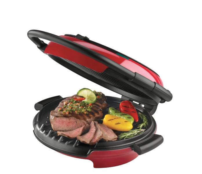 George Foreman Grill, quesadilla press, deep-dish pizza oven