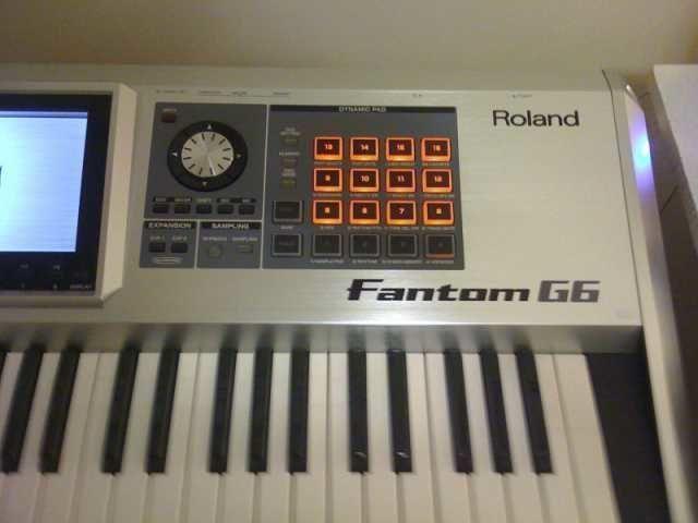 Roland Fantom G6 with expansion board