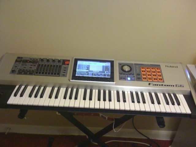 Roland Fantom G6 with expansion board