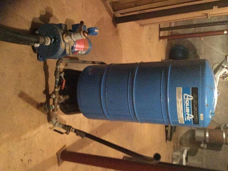 1/2 HP Jet Pump & 26Gal Water tank
