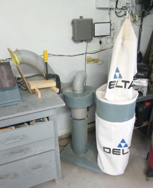 Delta Dust Collecting Unit for Woodworking Shop