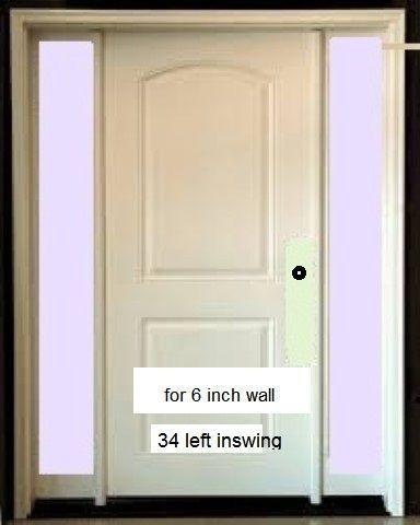 entry door with sidelites - new