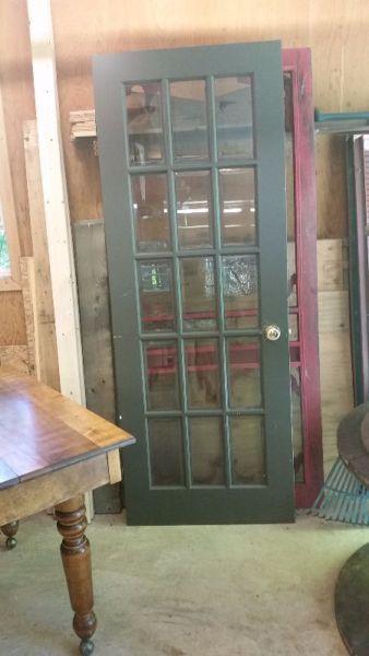 French door with glass inserts