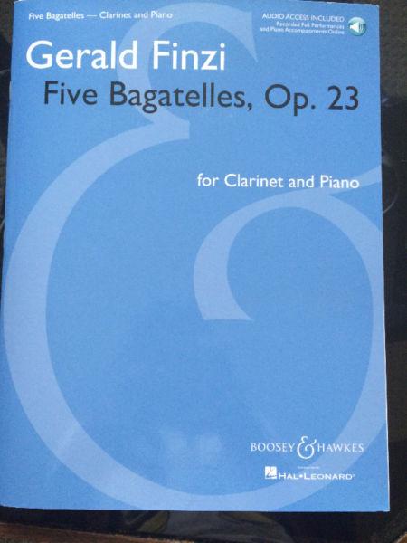 For Clarinet - Grerald Finzi Five Bagatelles, OP 23