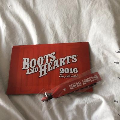 1 BOOTS & HEARTS GA TICKET - Aug 4-7 - SAVE THE TAX!!