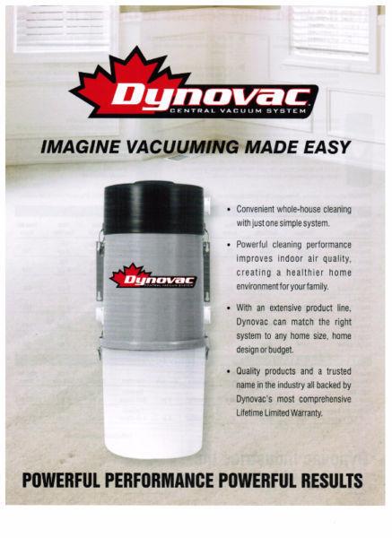 DYNOVAC CENTRAL VACUUM SYSTEMS - MADE IN RED DEER