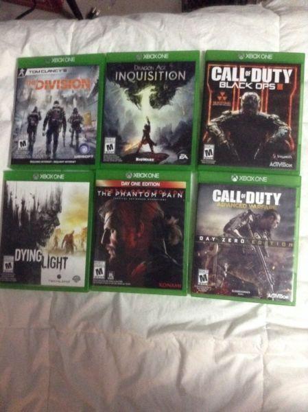 Xbox one games mint condition