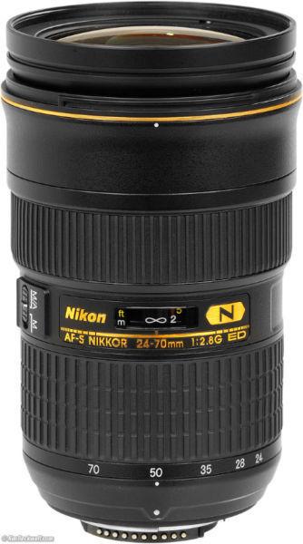 Nikon 24-70 f2.8G. Nikon's BEST mid-zoom. NEW, in box!
