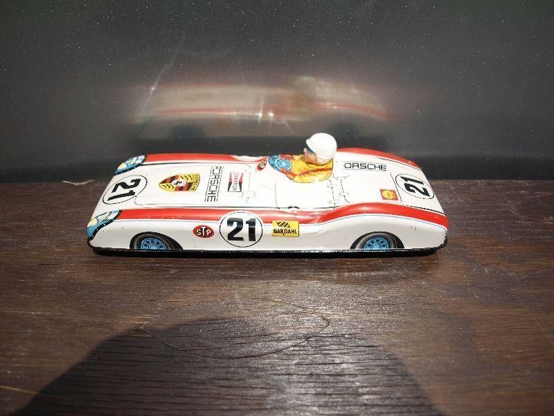 Pressed SteelTin Toy Race Cars