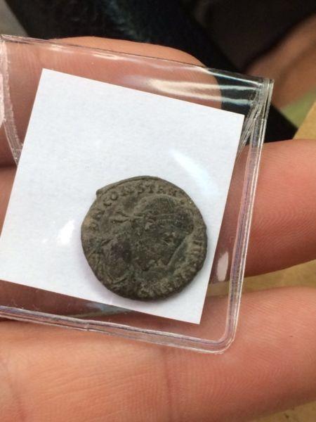 Ancient bronze Roman coins 1600ish years old