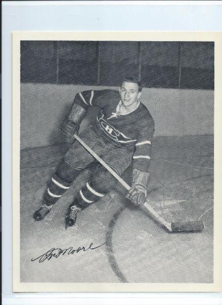 Lot: 18 Montreal Canadiens Quaker Oats hockey card photos 1940s