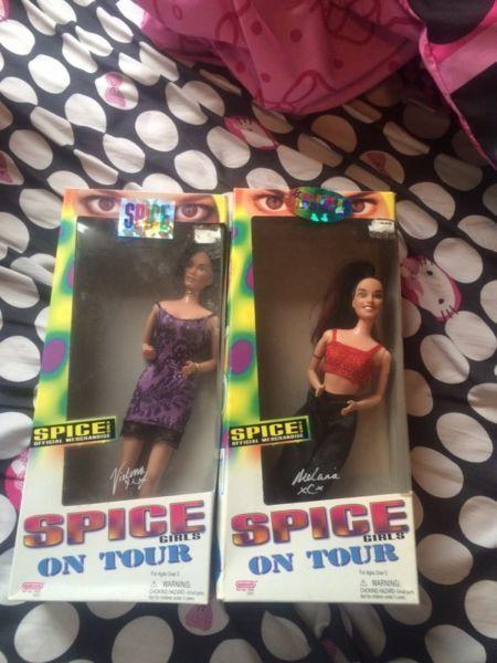 Wanted: Two Spice Girl On Tour Dolls in Box