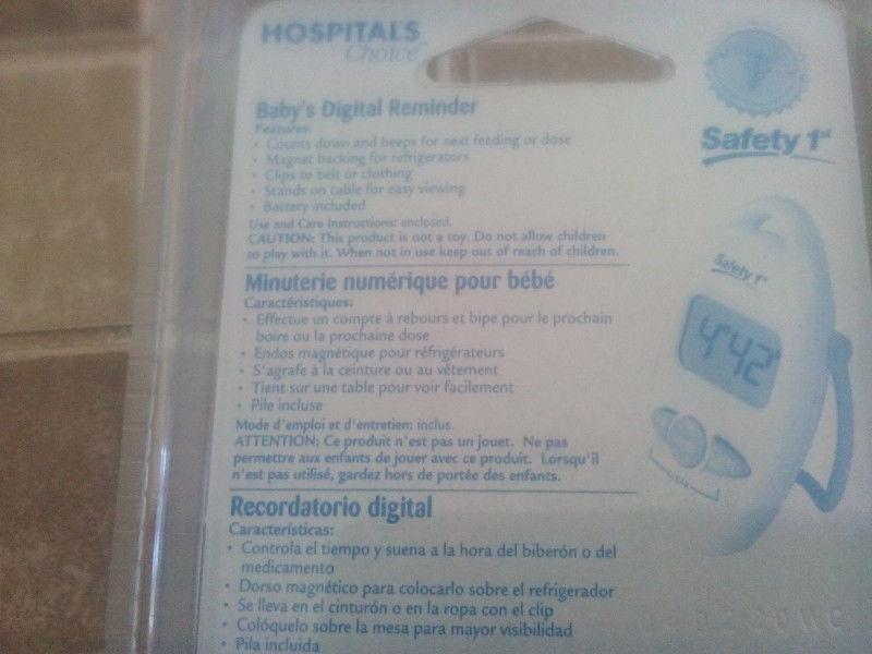 New Baby's Digital Reminder