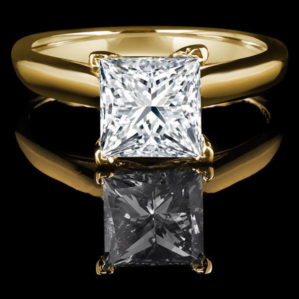 Diamond Engagement Ring 1.45CT Bague de fiançailles en diamant