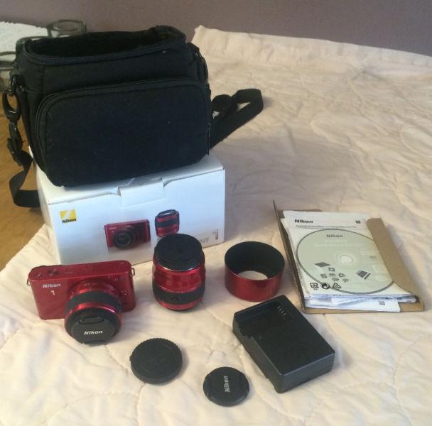 DSLR Camera, bag and water proof case